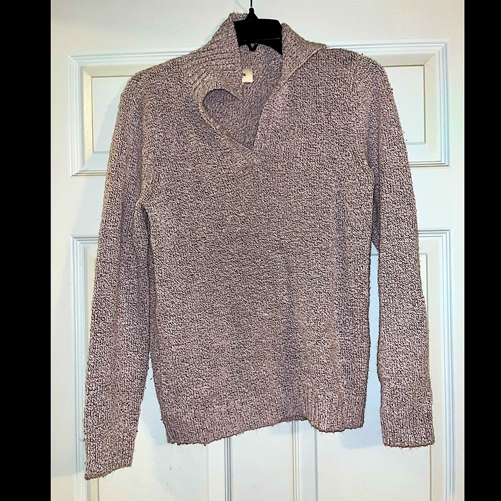 St. John’s Bay Pink Knitted Sweater with Collar